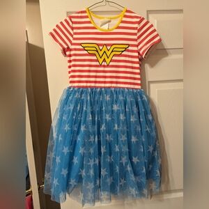 Taylor Joelle Wonder Woman Red, Blue, and Yellow Tulle Dress, Size 10
